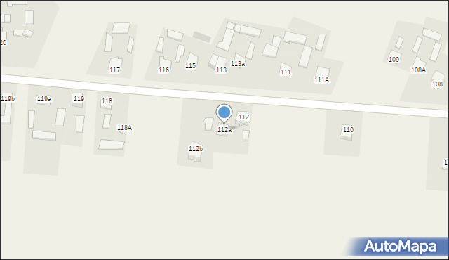 Łabuńki Pierwsze, Łabuńki Pierwsze, 112a, mapa Łabuńki Pierwsze