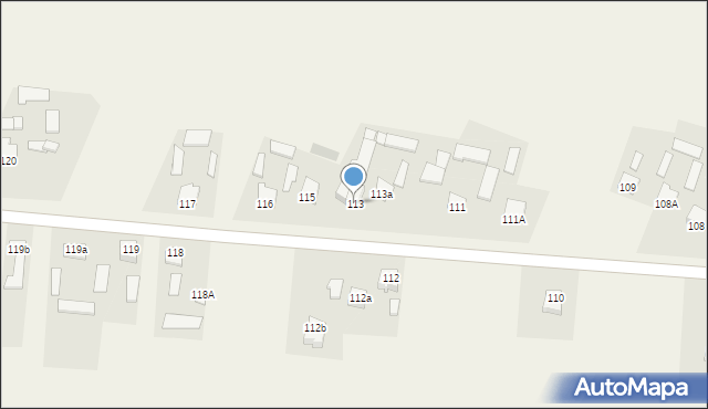 Łabuńki Pierwsze, Łabuńki Pierwsze, 113, mapa Łabuńki Pierwsze