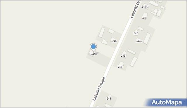 Łabuńki Pierwsze, Łabuńki Pierwsze, 246a, mapa Łabuńki Pierwsze