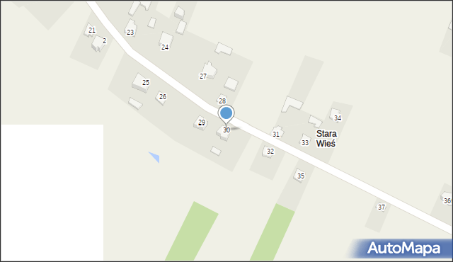 Łabuńki Pierwsze, Łabuńki Pierwsze, 30, mapa Łabuńki Pierwsze