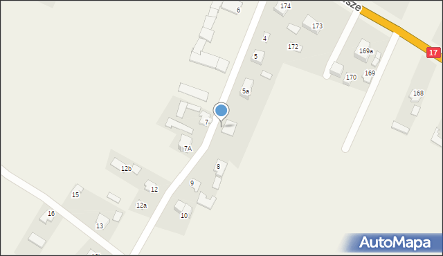 Łabuńki Pierwsze, Łabuńki Pierwsze, 5b, mapa Łabuńki Pierwsze