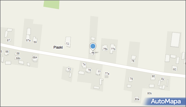 Łabuńki Pierwsze, Łabuńki Pierwsze, 75, mapa Łabuńki Pierwsze