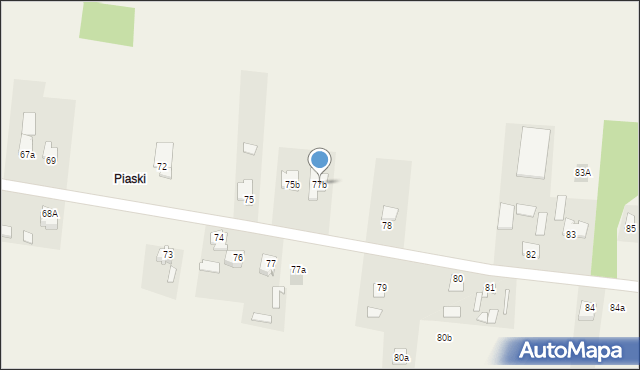 Łabuńki Pierwsze, Łabuńki Pierwsze, 77b, mapa Łabuńki Pierwsze