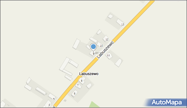 Labuszewo, Labuszewo, 9, mapa Labuszewo