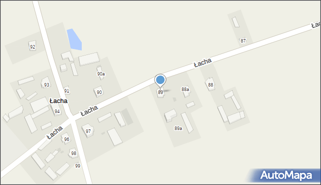 Łacha, Łacha, 89, mapa Łacha