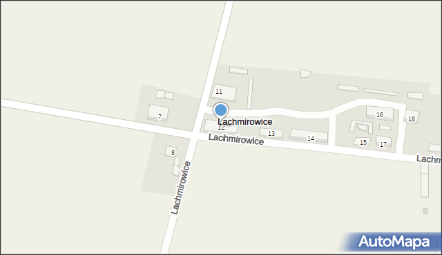 Lachmirowice, Lachmirowice, 12, mapa Lachmirowice