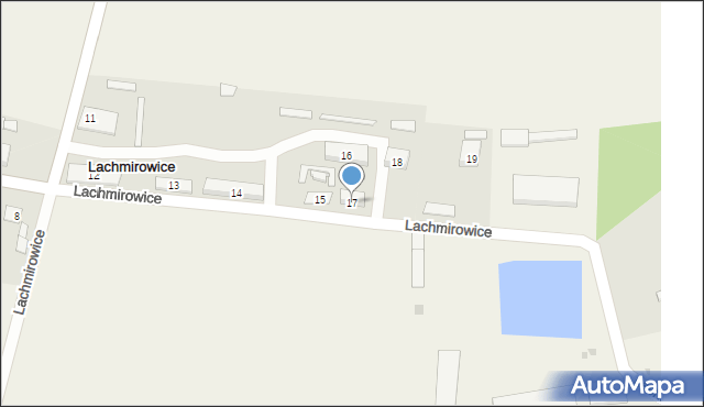 Lachmirowice, Lachmirowice, 17, mapa Lachmirowice