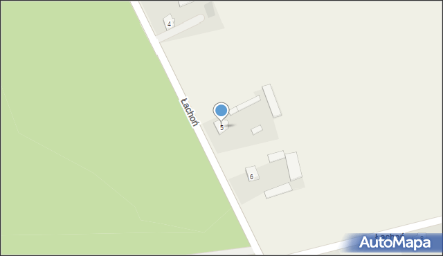 Łachoń, Łachoń, 5, mapa Łachoń