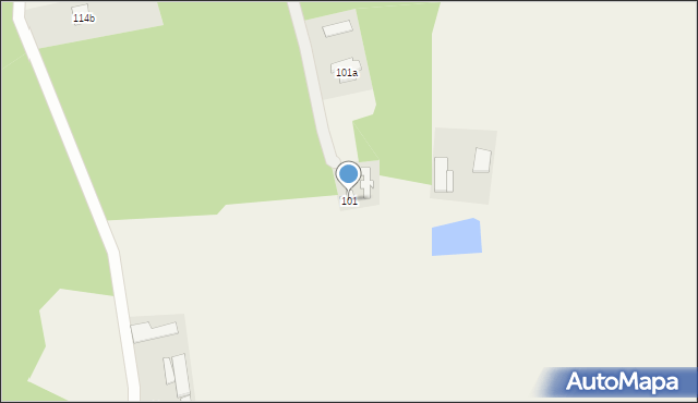Łachów, Łachów, 101, mapa Łachów