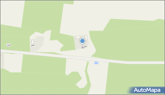 Łachów, Łachów, 141, mapa Łachów