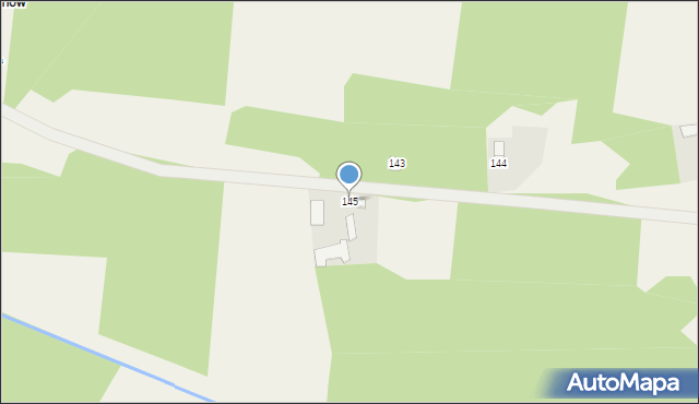 Łachów, Łachów, 145, mapa Łachów