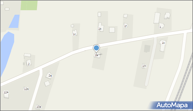 Łachów, Łachów, 1a, mapa Łachów