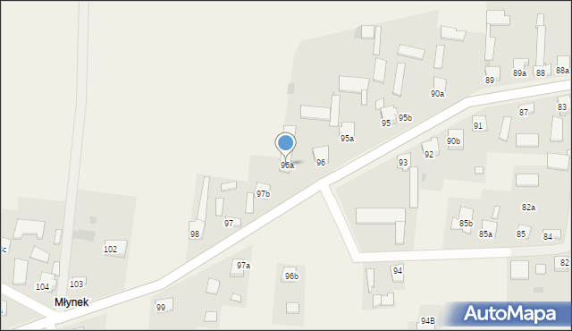 Łachów, Łachów, 96a, mapa Łachów