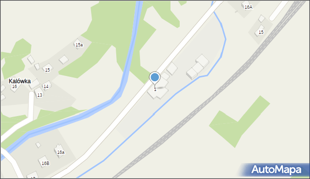 Lachowice, Lachowice, 1, mapa Lachowice