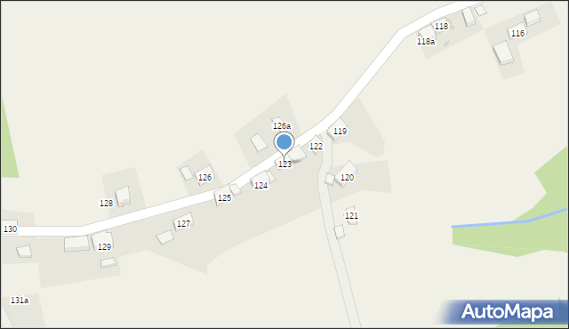 Lachowice, Lachowice, 123, mapa Lachowice