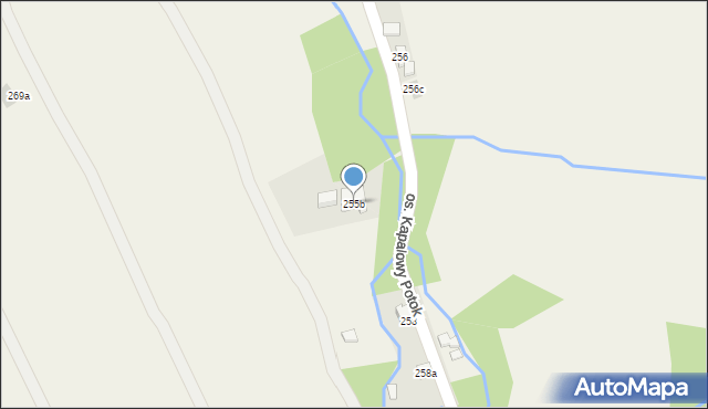 Lachowice, Lachowice, 255b, mapa Lachowice