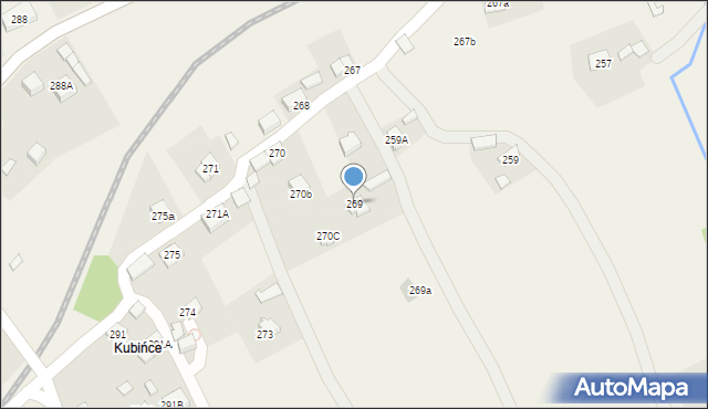 Lachowice, Lachowice, 269, mapa Lachowice