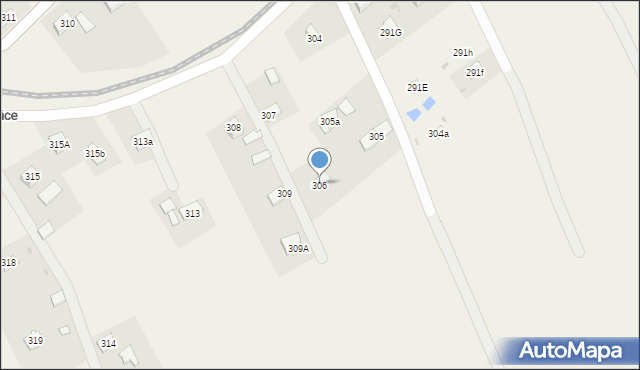Lachowice, Lachowice, 306, mapa Lachowice