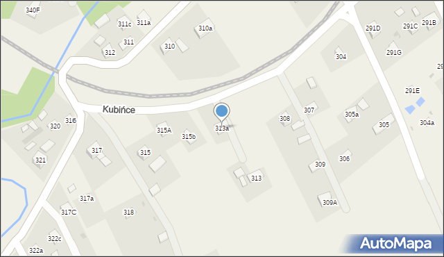 Lachowice, Lachowice, 313a, mapa Lachowice