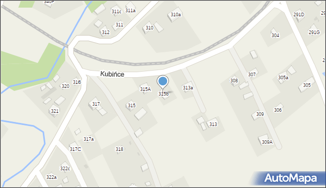 Lachowice, Lachowice, 315b, mapa Lachowice