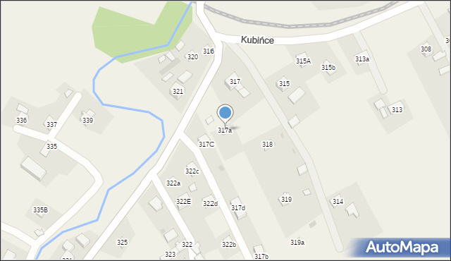 Lachowice, Lachowice, 317a, mapa Lachowice