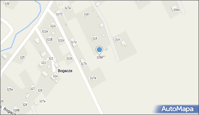 Lachowice, Lachowice, 319a, mapa Lachowice