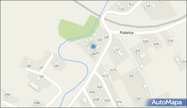 Lachowice, Lachowice, 321, mapa Lachowice