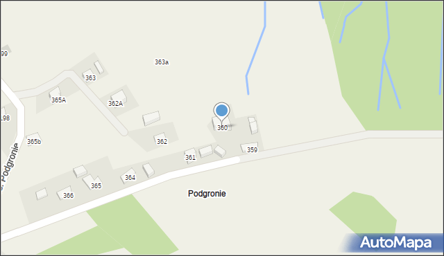 Lachowice, Lachowice, 360, mapa Lachowice