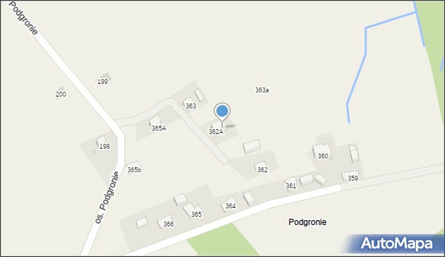 Lachowice, Lachowice, 362B, mapa Lachowice
