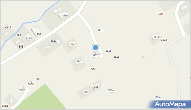 Lachowice, Lachowice, 392d, mapa Lachowice