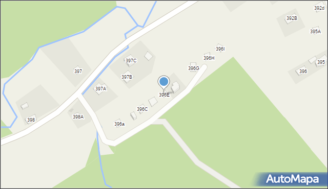 Lachowice, Lachowice, 396E, mapa Lachowice