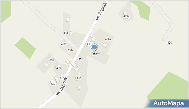 Lachowice, Lachowice, 436, mapa Lachowice