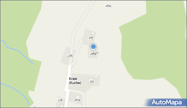 Lachowice, Lachowice, 455a, mapa Lachowice