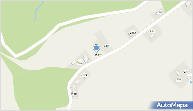 Lachowice, Lachowice, 469, mapa Lachowice