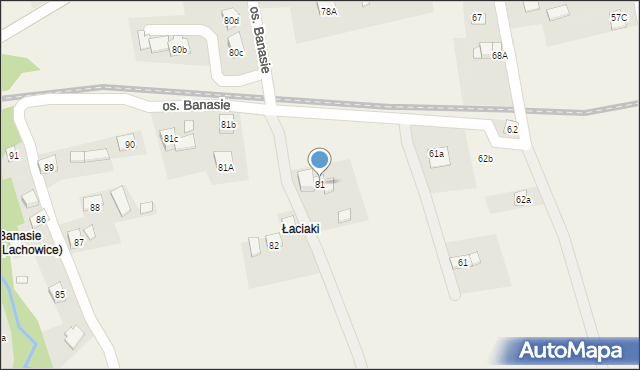 Lachowice, Lachowice, 81, mapa Lachowice