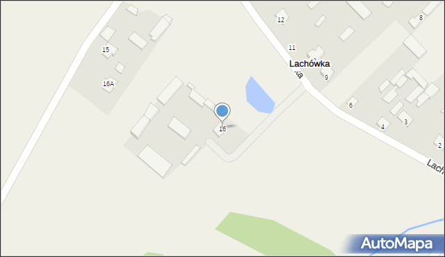 Lachówka, Lachówka, 16, mapa Lachówka