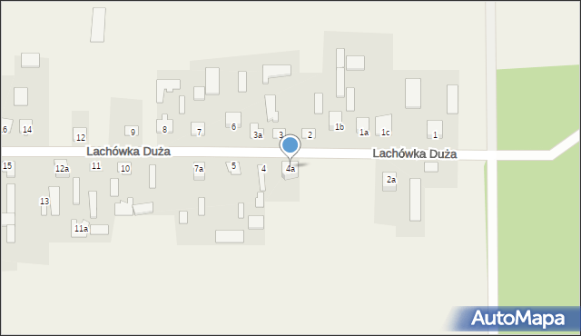 Lachówka Duża, Lachówka Duża, 4a, mapa Lachówka Duża