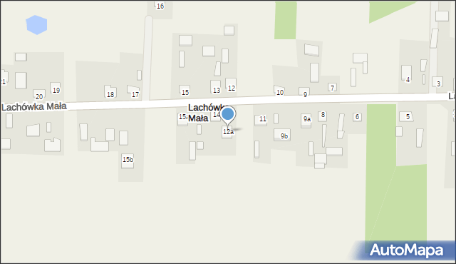 Lachówka Mała, Lachówka Mała, 12a, mapa Lachówka Mała