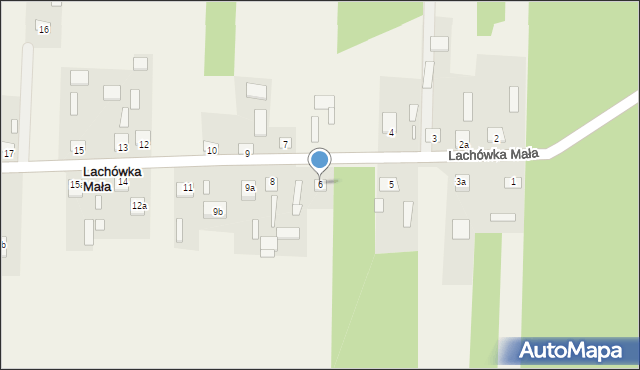 Lachówka Mała, Lachówka Mała, 6, mapa Lachówka Mała