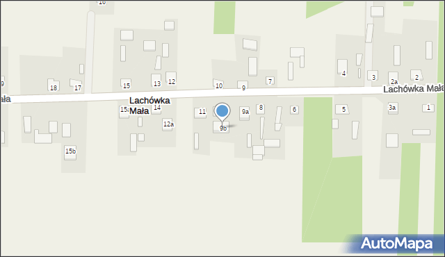 Lachówka Mała, Lachówka Mała, 9b, mapa Lachówka Mała