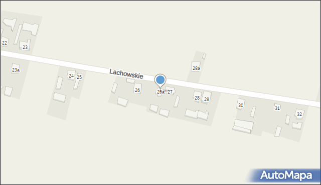 Lachowskie, Lachowskie, 26a, mapa Lachowskie