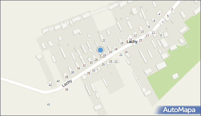 Lachy, Lachy, 26, mapa Lachy