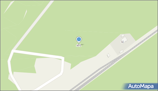 Łąck, Łąck, 40/1, mapa Łąck