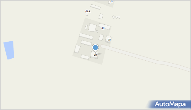 Lack, Lack, 46, mapa Lack