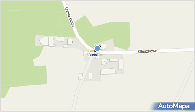 Lacka Buda, Lacka Buda, 2, mapa Lacka Buda