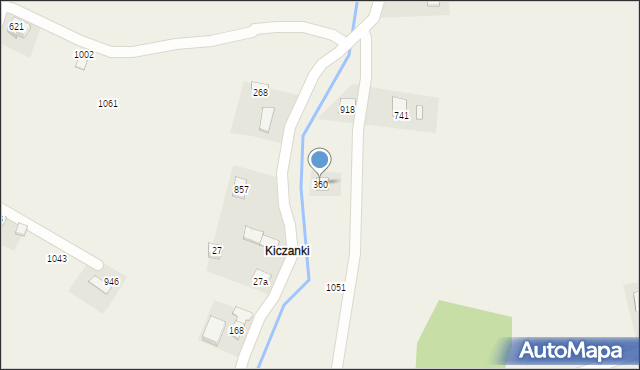 Łącko, Łącko, 360, mapa Łącko