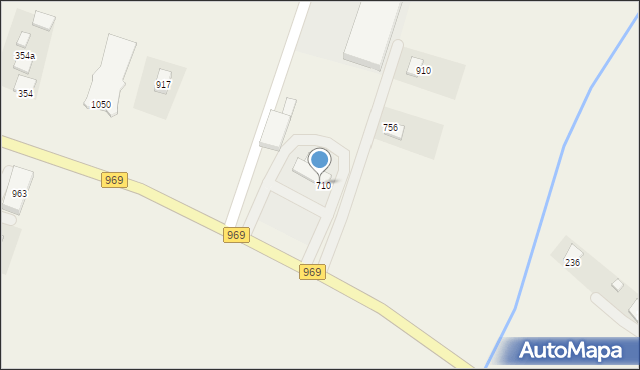 Łącko, Łącko, 710, mapa Łącko