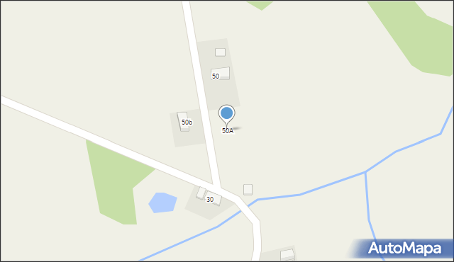 Łącko, Łącko, 50A, mapa Łącko
