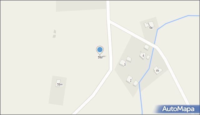 Łącko, Łącko, 59d, mapa Łącko