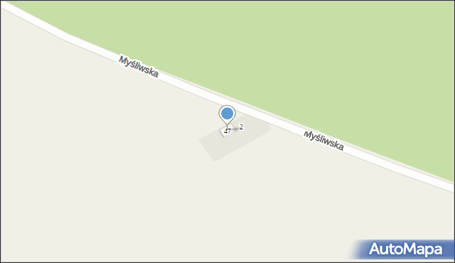 Łącko, Łącko, 47, mapa Łącko